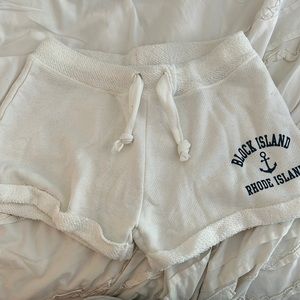comfy white shorts